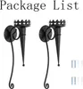 2er Set Schwarz Metall Kerzenhalter für Stumpenkerzen 43 cm Produktbild-Vorschau 7