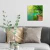 DEQORI Glasbild Echtglas 30x30 cm 'Holzsteg entlang Produktbild-Vorschau 3