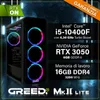 Greed® MK2 Lite - PC Gaming - Intel Core i5 10400F - Nvidia Anteprima dell’immagine prodotto 3