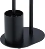Relaxdays WC Garnitur, Metall, HxBxT: 63x23x17 cm, Produktbild-Vorschau 7