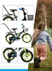 Bicicletta per bambini 16" MIRAVO Spark Nero-Verde Anteprima dell’immagine prodotto 3