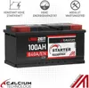 LANGZEIT Autobatterie 100AH 12V Batterie 30% mehr Produktbild-Vorschau 2