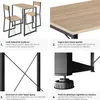 Ensemble de salle à manger MARGATE - Bois clair industriel, Voir les images du produit 5