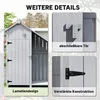 Outsunny Gartenschrank Holz Outdoor wetterfest Produktbild-Vorschau 7