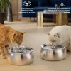Katzen Trinkbrunnen 4L Edelstahl – Spülmaschinenfest Produktbild-Vorschau 2