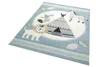 Spielteppich Kinderzimmer Löwe Indianer Zelt Kaktus Zebra Produktbild-Vorschau 2
