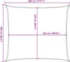 vidaXL Markíza Svetlo šedá 3x2,5 m 100% polyester Oxford Náhľad obrázku produktu 8
