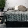 Unique Living Tagesdecke Amiens - dunkelgrau - 170 x 220 cm Produktbild-Vorschau 4