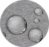 Close-up of water droplets on a textured gray fabric. Podgląd zdjęcia produktu
