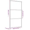 Drzwi przesuwne Golden 102,5x205 cm Matowe szkło ESG i Podgląd zdjęcia produktu 8