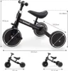 Rower trójkołowy i dwukołowy Pico Black 3 w 1, Kidwell Podgląd zdjęcia produktu 4
