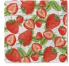 Serviette Erdbeeren aus Tissue 33 x 33 cm, 100 Stück Produktbild-Vorschau 1