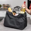 eluno WARWE polyesterová nákupní taška, černá 43 x 29,5 x Náhled obrázku produktu 1
