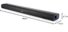 A black soundbar with dimensions indicated by lines and text. Anteprima dell’immagine prodotto