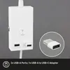 Lampa na čítanie Briloner Justra, otočná, 2 porty USB, Náhľad obrázku produktu 4