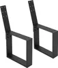 ML-Design 2 solidne stalowe nogi ławki, 40x78,5 cm, czarne, Podgląd zdjęcia produktu 1