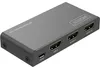 Digitus DS-55336, HDMI, 2x HDMI, 3840 x 2160 px, Šedá, Kov, Náhled obrázku produktu 1