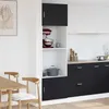 vidaXL Armoire suspendue avec étagère Noir aspect chêne 60 Voir les images du produit 2