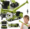 Dźwig Budowlany Ciężarówka Samochód Żuraw Podnośnik Auto Podgląd zdjęcia produktu 1