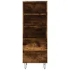 vidaXL Highboard Räuchereiche 40x36x110 cm Holzwerkstoff Produktbild-Vorschau 5