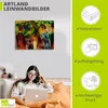 ARTland Leinwandbild Große Promenade: Leute im Garten Produktbild-Vorschau 3