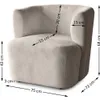 BEAUTYSOFA | Sessel NORI Velours Beige – Komfortsessel Produktbild-Vorschau 7