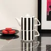 HOMLA BRETA Krug mit gestreiftem Becher schwarz 0,3 l Produktbild-Vorschau 5
