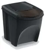 Cestino Prosperplast SORTIBOX 3 x 25 l riciclato nero Anteprima dell’immagine prodotto 2