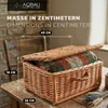 Panier en osier avec couvercle Panier de rangement en osier Voir les images du produit 3