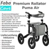 Mobilex Reha-Stütze Vierrad PUMA AIR große Räder Produktbild-Vorschau 1