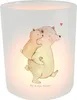 Mr. & Mrs. Panda Glas Windlicht Papa Bär - Transparent - Produktbild-Vorschau 1