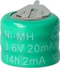 vhbw NiMH Ersatz Knopfzellen-Akku (20 mAh, 3,6 V, NiMH) Produktbild-Vorschau 3