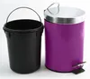 MSV Treteimer fur Bad/Toilette - lila - 3 Liter - 17 x 25 Produktbild-Vorschau 17