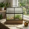 Mini skleník s kovovým rámem KALA, 30 x 26 x 18 cm Náhled obrázku produktu 10