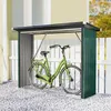 Outsunny Kaminholzregal Außen Stahl 213 x 66,5 x 150 cm Produktbild-Vorschau 7