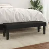 vidaXL Lavica čierna 100x30x30 cm Imitácia kože Náhľad obrázku produktu 2