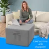 ELONEO Housse pour matelas pliable 75x195x15 cm, avec Voir les images du produit 6
