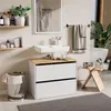Mobile sottolavabo per bagno Vicco Viktor Bianco/Artisan Anteprima dell’immagine prodotto 3