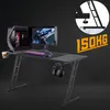 XINZI Herní stůl Herní s držákem na kelímek a háčkem na Náhled obrázku produktu 6