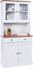 Buffetschrank Westerland schmal - weiß/braun Produktbild-Vorschau 15