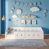 ProximaX Kinderbett 90x200 cm mit Gitter – Montessori Produktbild-Vorschau 1