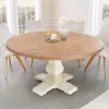 riess-ambiente Esstisch HAMPTONS 140cm hellbraun creme Produktbild-Vorschau 1