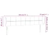 vidaXL Kopfteil mit Ohren Creme 183x23x78/88 cm Stoff -  Produktbild-Vorschau 6