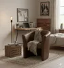 Couchgarnitur - Sofa Set - Braun - Kunstleder - 2 Sitzer Produktbild-Vorschau 5