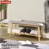 Bambus-Sitzbank Montana Praktisches Schuhregal mit Stauraum Produktbild-Vorschau 5