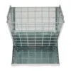 A top-down view of a metal hay feeder. Podgląd zdjęcia produktu