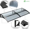 VOUNOT® Vordach für Haustür, 200 x 80 cm Pultbogenvordach Produktbild-Vorschau 6