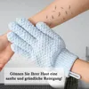 4 Paar Peeling Handschuh Exfoliating Gloves Produktbild-Vorschau 3