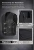 PAULGOS gilet in pelle biker cowl club waistcoat chopper Anteprima dell’immagine prodotto 7