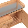 vidaXL Pflanztisch mit Schrank Braun 110,5x45x124,5cm Produktbild-Vorschau 11